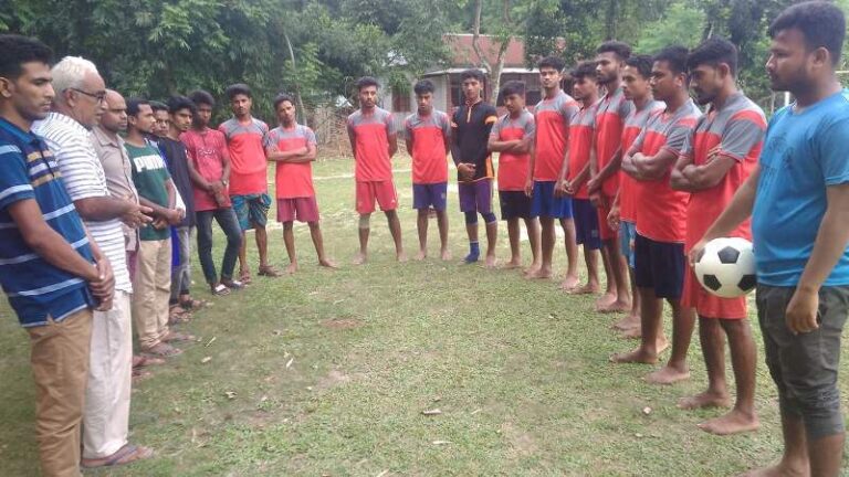 নকলায় মুক্তিযোদ্ধা আবু সুফিয়ান স্মৃতি ফুটবল টুর্নামেন্টের উদ্বোধন