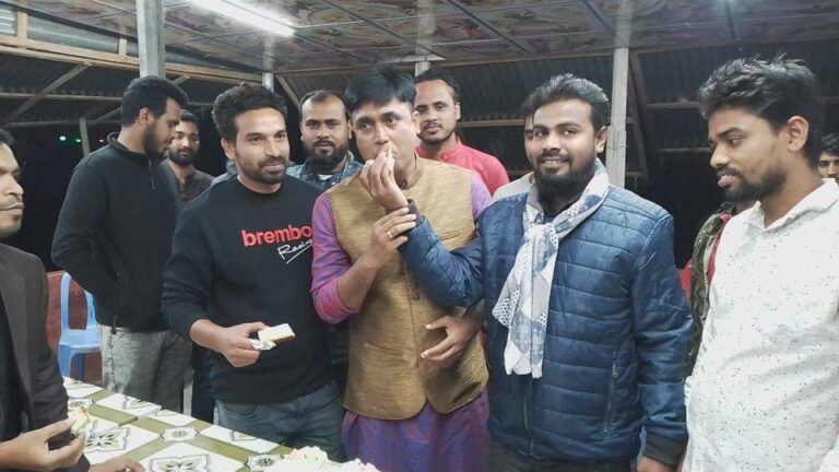 নকলায় শশী ফাউন্ডেশনের চেয়ারম্যানের জন্মদিন পালন
