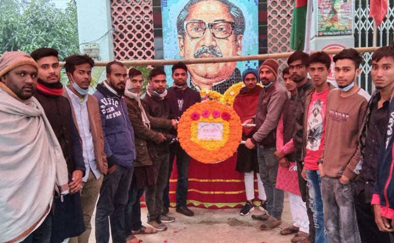 নকলায় ৭১’র চেতনা নামক একটি সামাজিক সংগঠনের বিজয় দিবস পালন