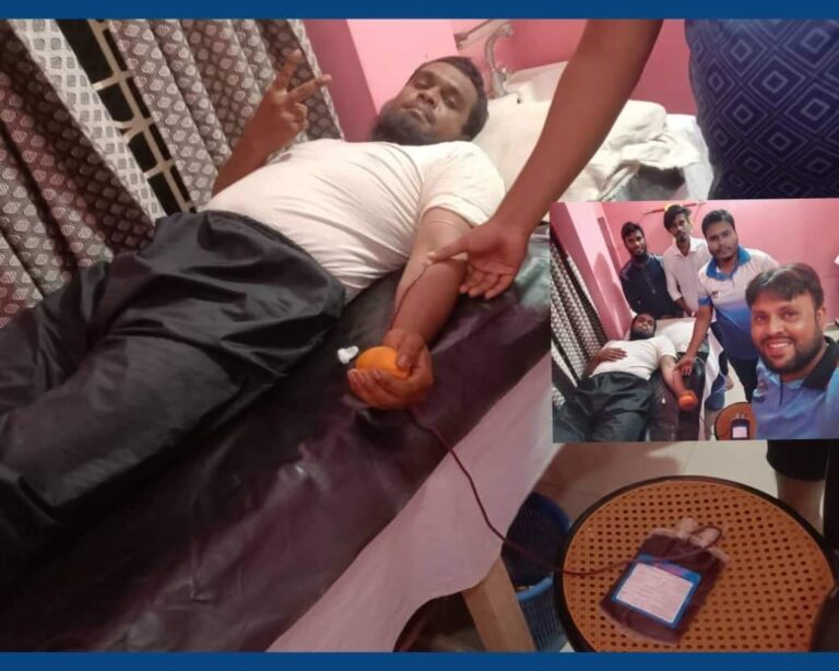 জাতীয় শোক দিবসে ২০০ কিঃমিঃ মোটরসাইকেল জার্নি করে তরুণের রক্তদান