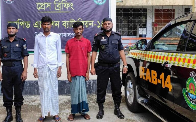 ঝিনাইগাতীতে চাঞ্চল্যকর অটোরিকশা চালক রফিক হত্যা মামলায় গ্রেপ্তার-২