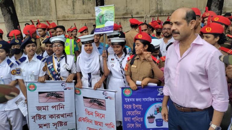 জনসচেতনতায় ডিএনসিসির সঙ্গে যুক্ত হয়েছে বিএনসিসি ও স্কাউট