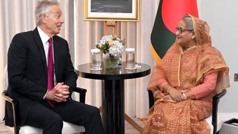 বাংলাদেশের অর্থনৈতিক অগ্রগতির প্রশংসা টনি ব্লেয়ারের