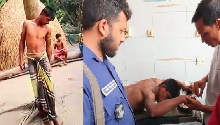 সুদের টাকা না দেওয়ায় রাতভর গাছে বেধে নির্যাতন