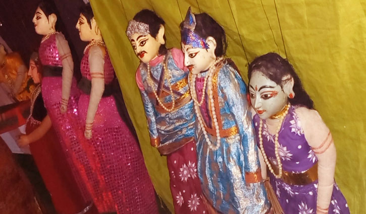 শেরপুরে ‘পুতুল নাচ’ ধরে রাখার প্রয়াস