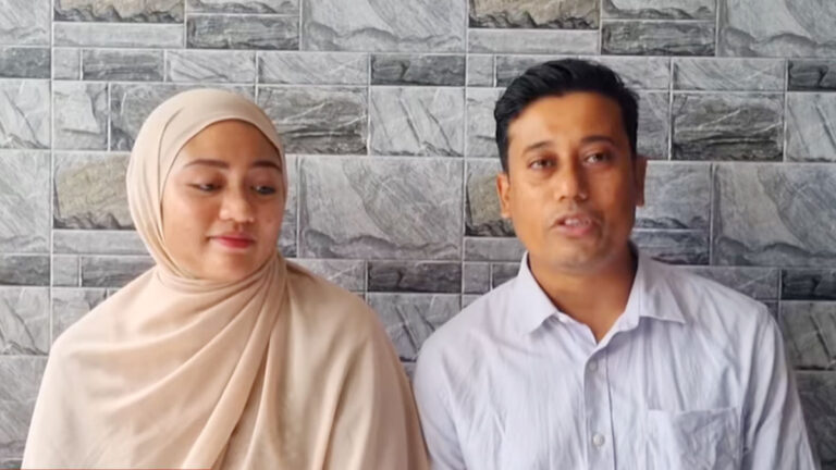 ভালোবাসার টানে ফরিদপুরে মালয়েশিয়ান তরুণী