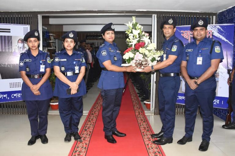 প্রথম নারী পুলিশ সুপার পেলো শেরপুর
