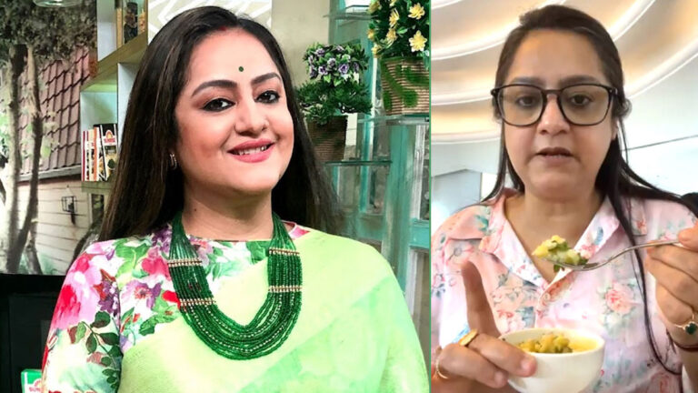 কাঁটা চামচ দিয়ে পান্তাভাত খেয়ে কটাক্ষের মুখে সুদীপা
