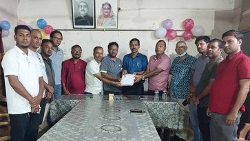 শেরপুর প্রেসক্লাবের নয়া কমিটির দায়িত্ব গ্রহণ