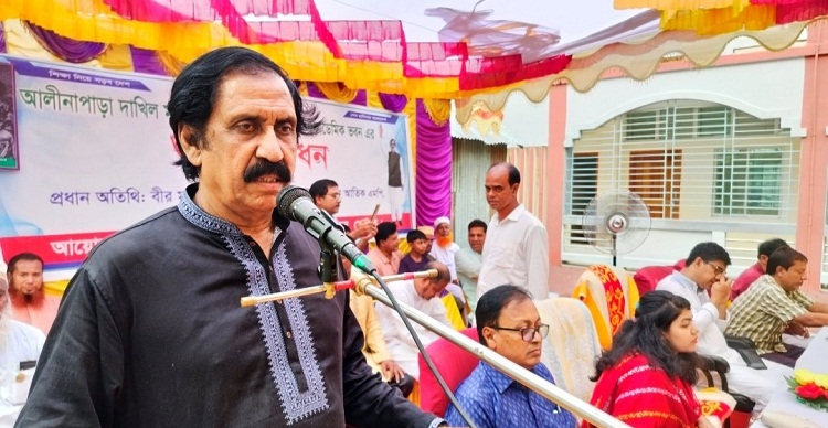 শেরপুর আলীনাপাড়া দাখিল মাদরাসার ৪ তলা ভবন উদ্বোধন