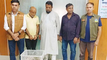 শেরপুরে তক্ষকসহ বন্যপ্রাণী চোরাচালানী চক্রের ৩ সদস্য গ্রেফতার
