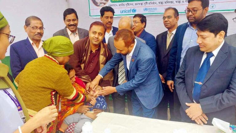 শেরপুরে ভিটামিন এ প্লাস ক্যাম্পেইন উদ্বোধন
