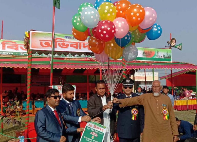 ঝিনাইগাতীতে নানা আয়োজনে মহান বিজয় দিবস পালিত