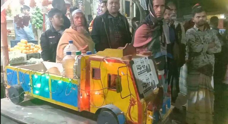 নির্বাচনী প্রচারণা কেন্দ্রে বৈদ্যুতিক আলোকসজ্জা করার অপরাধে ঝিনাইগাতীতে ট্রাক প্রতীককে অর্থদন্ড