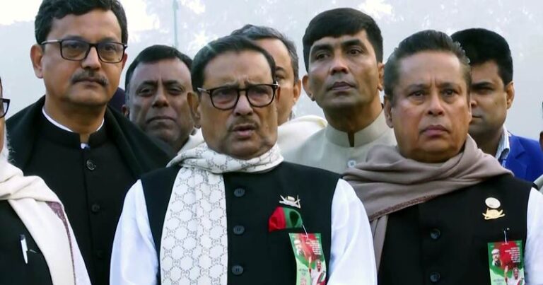 গণতান্ত্রিক অগ্রযাত্রাকে বাধাগ্রস্ত করতে চায় বিএনপি-জামায়াত: ওবায়দুল কাদের
