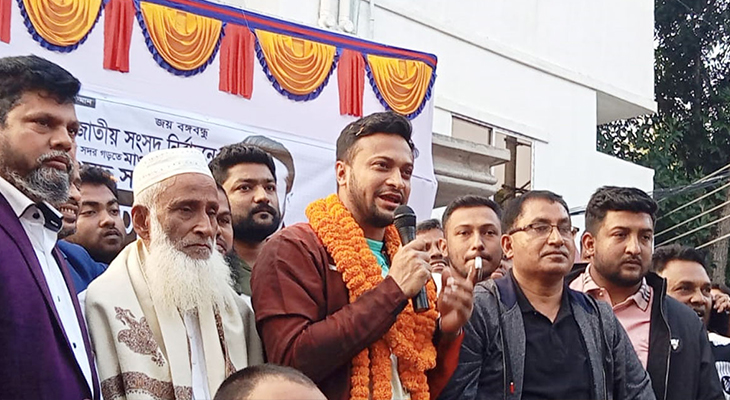 ৭ জানুয়ারি বিজয়ের পর সবার সঙ্গে আবার দেখা হবে : সাকিব