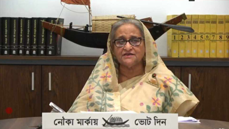 বিএনপি ভোট ঠেকানোর নামে অগ্নিসন্ত্রাসের ভয়ংকর রূপ নিয়ে নেমেছে: শেখ হাসিনা