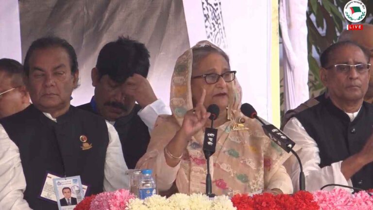নৌকায় ভোট দিলেই উন্নয়নশীল দেশ গড়তে পারব: প্রধানমন্ত্রী