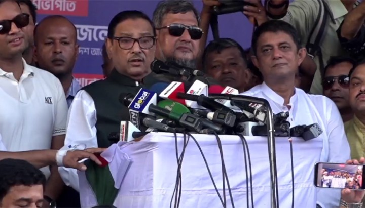 তারেক জিয়ার বিরুদ্ধে খেলা হবে : ওবায়দুল কাদের