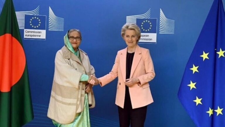 প্রধানমন্ত্রীকে ইউরোপীয় কমিশনের প্রেসিডেন্টের অভিনন্দন