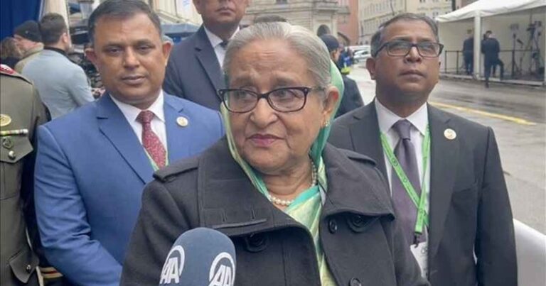 গাজায় যা ঘটছে তা গণহত্যা: আনাদুলু এজেন্সিকে প্রধানমন্ত্রী