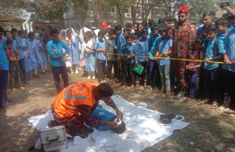ঝিনাইগাতীতে জাতীয় দুর্যোগ প্রস্তুতি দিবস পালিত