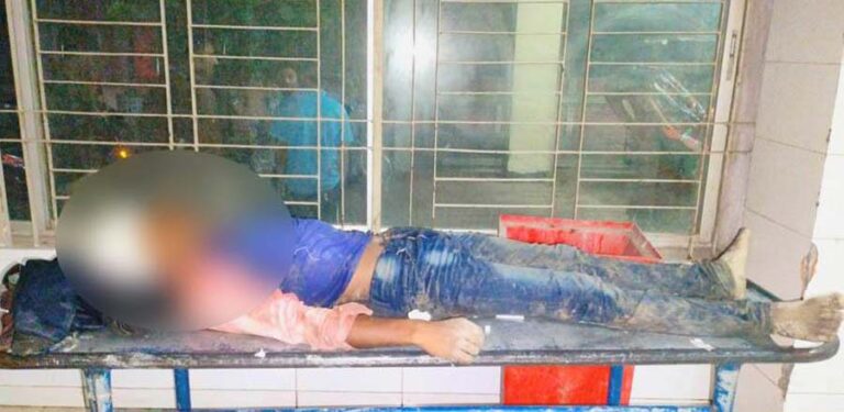 শেরপুরে সড়ক দুর্ঘটনায় ডাম্প ট্রাক চালক নিহত