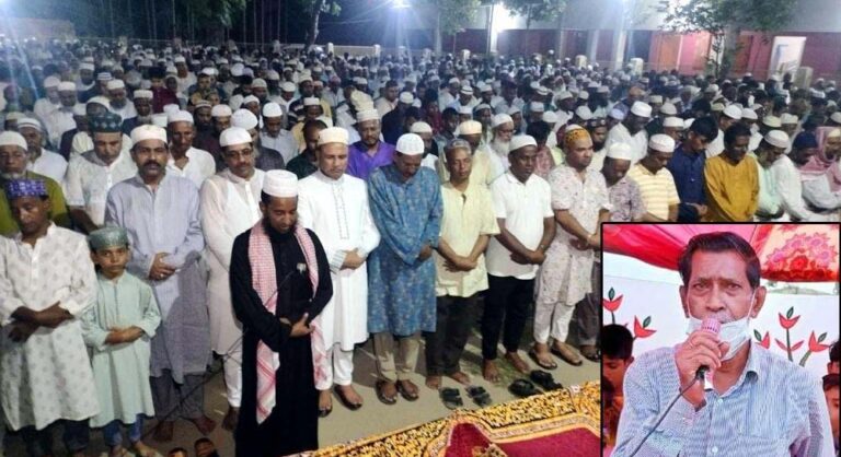 শ্রদ্ধা-ভালোবাসায় চিরবিদায় নিলেন শেরপুর প্রেসক্লাবের সভাপতির পিতা শিক্ষাবিদ মধু স্যার