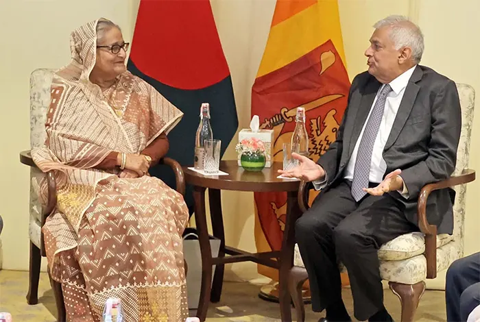 প্রধানমন্ত্রীর সঙ্গে শ্রীলঙ্কার প্রেসিডেন্টের সাক্ষাৎ