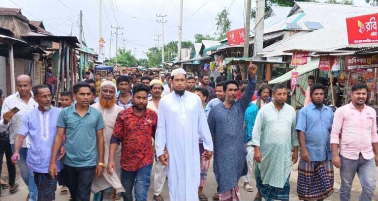 নালিতাবাড়ীতে বিদ্যুতের দাবিতে বিক্ষোভ সমাবেশ
