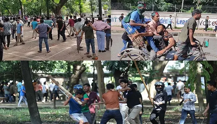পাঁচ শতাধিক নেতাকর্মী আহত, দাবি ছাত্রলীগের