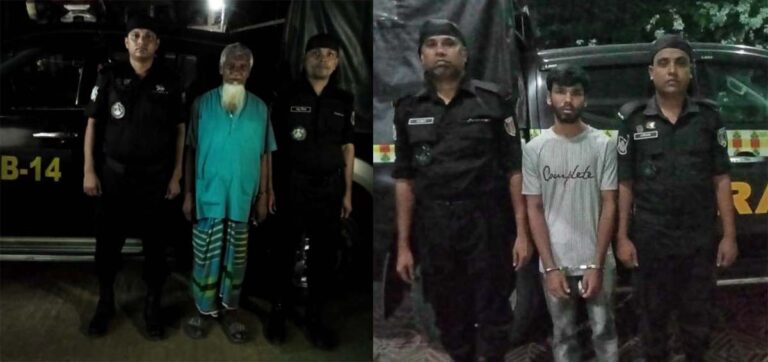 শেরপুর কারাগার থেকে পলাতক সাজাপ্রাপ্ত ও হত্যা মামলার দুই আসামী গ্রেপ্তার