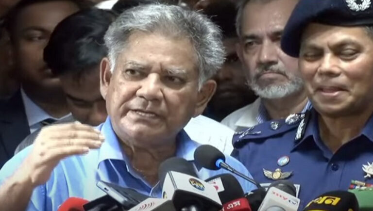 দখল-চাঁদাবাজি করলে পা ভেঙে দেওয়া হবে: স্বরাষ্ট্র উপদেষ্টা
