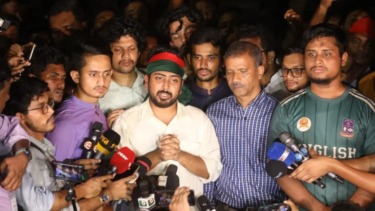 অন্তর্বর্তীকালীন সরকারের প্রাথমিক তালিকা রাষ্ট্রপতির কাছে: নাহিদ