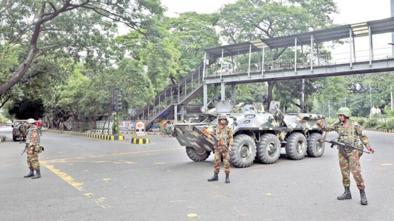 সন্ধ্যা ছয়টা থেকে ঢাকাসহ সারাদেশে কারফিউ