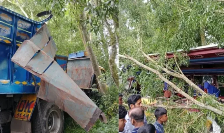 গোপালগঞ্জে বাস-ট্রাক সংঘর্ষ, প্রাণ গেল ৫ জনের