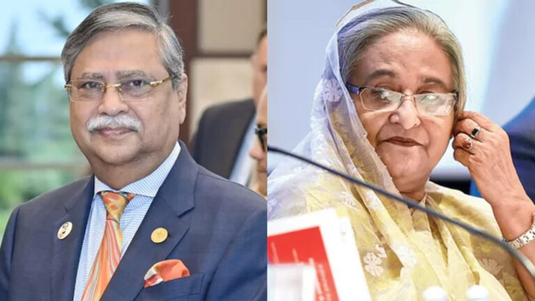 আমার কাছে শেখ হাসিনার পদত্যাগের কোনো প্রমাণ নেই: রাষ্ট্রপতি