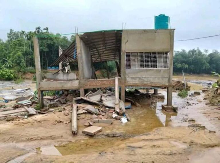 কমছে পাহাড়ি ঢলের পানি, ঝিনাইগাতীতে বাড়ছে জনদুর্ভোগ
