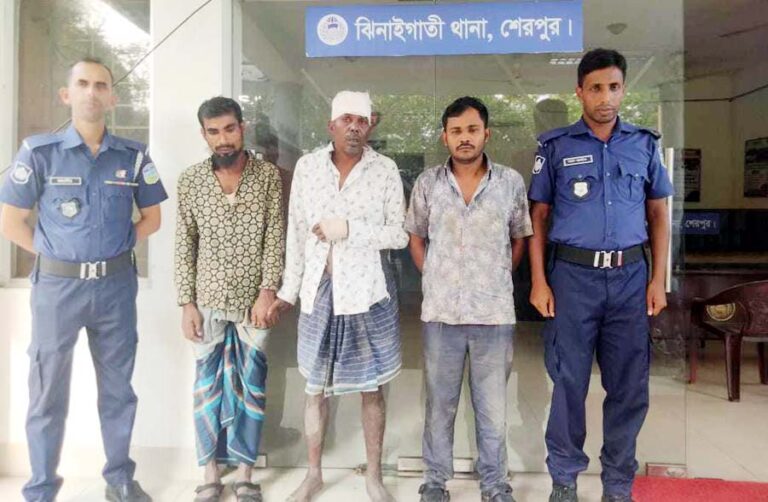 ঝিনাইগাতীতে আন্ত:জেলা গরুচোর চাক্রের ৩ জনসহ গ্রেফতার ৫