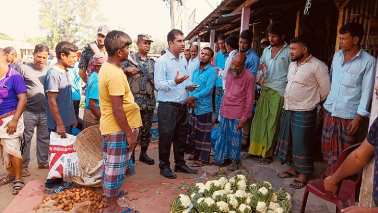 শেরপুরে বাজার মনিটরিং টাস্কফোর্সের অভিযান