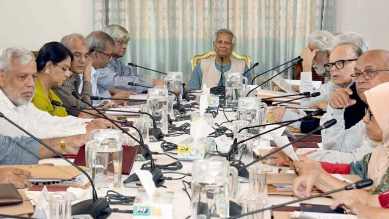 চলমান ইস্যু নিয়ে উপদেষ্টা পরিষদের বৈঠক চলছে