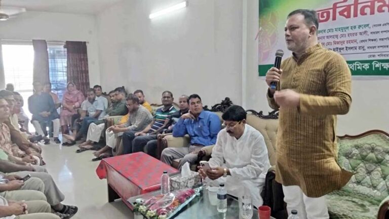 স্বৈরাচার আওয়ামী লীগ সরকার বারবার অবৈধভাবে ক্ষমতায় এসেছে: শেরপুরে সাবেক এমপি রুবেল