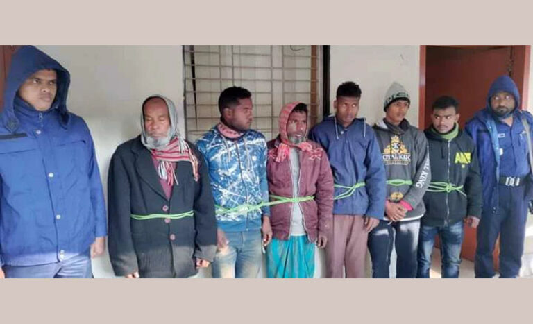 শ্রীবরদীতে অবৈধভাবে বালু উত্তোলনে ৬ জনের কারাদণ্ড