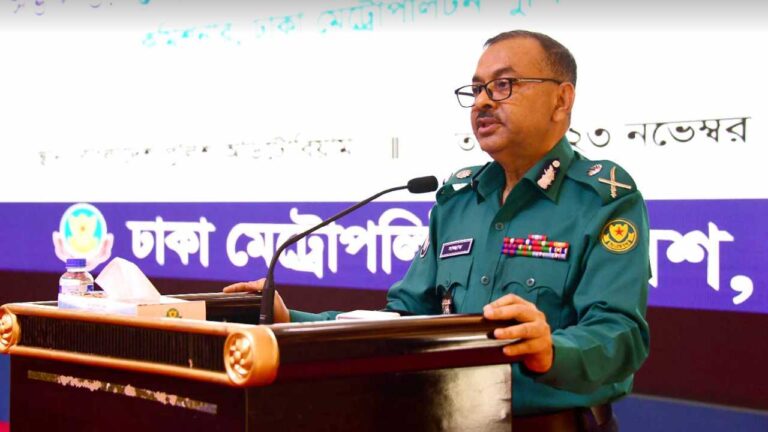 আমরা জনগণের বিরুদ্ধে যেতে চাই না: নবাগত ডিএমপি কমিশনার