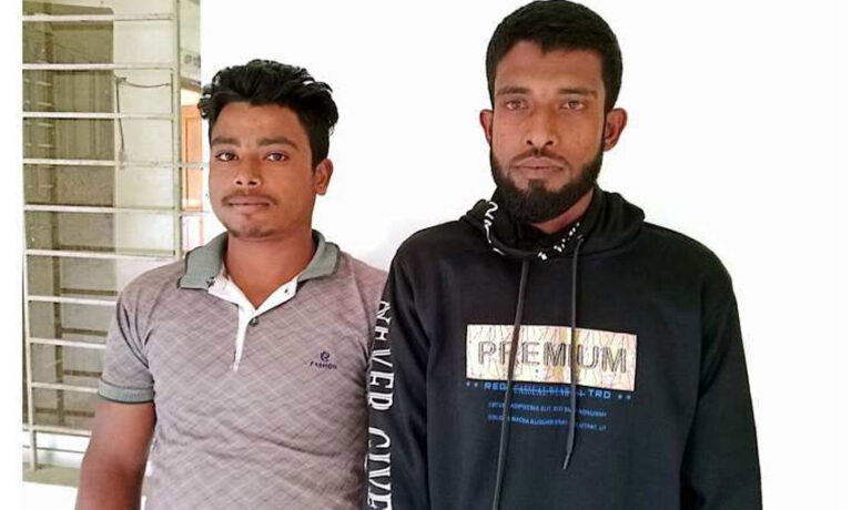 ঝিনাইগাতীতে ভারতীয় রুপীসহ ২ যুবক গ্রেফতার