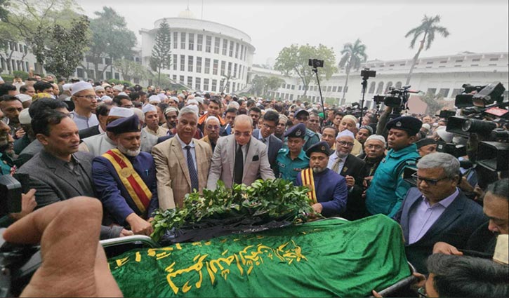 উপদেষ্টা হাসান আরিফের দ্বিতীয় জানাজা সম্পন্ন