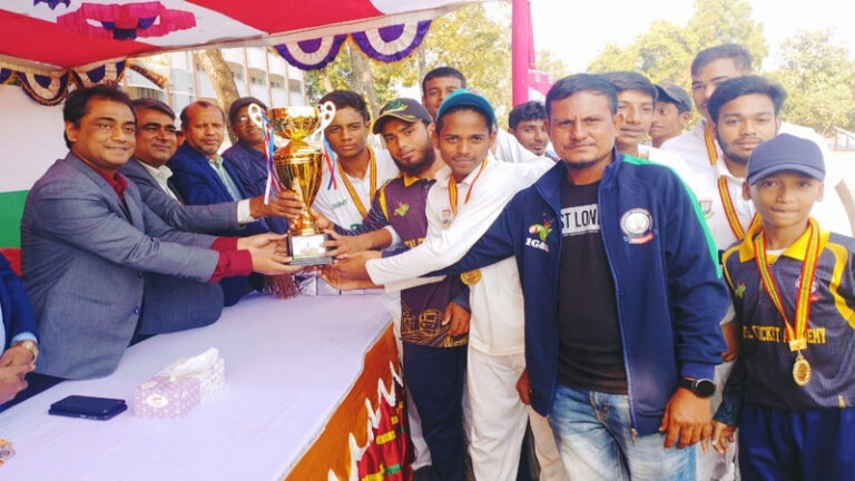 শেরপুরে ক্রিকেট প্রতিযোগিতা ও পুরুস্কার বিতরণী অনুষ্ঠান