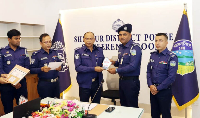 শেরপুর জেলা পুলিশের শ্রেষ্ঠ এএসআই জুবায়েল খান