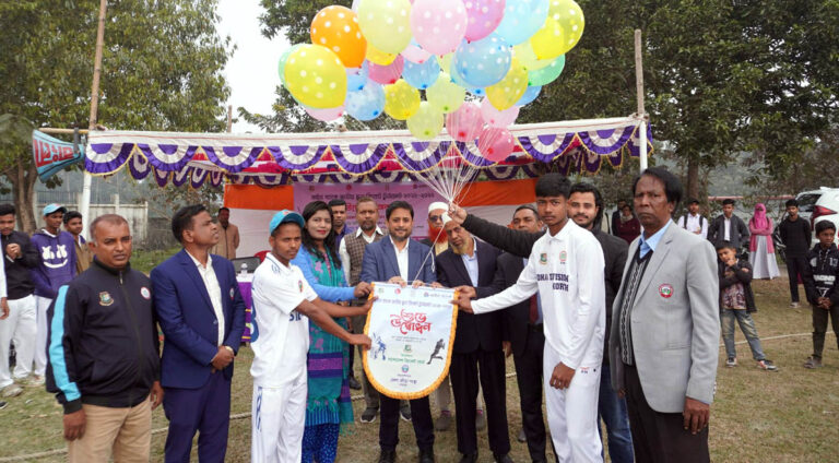 শেরপুরে জাতীয় স্কুল ক্রিকেট উদ্বোধন