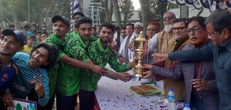 নকলায় জাহেদ আলী চৌধুরী স্মৃতি ক্রিকেট টুর্নামেন্ট অনুষ্ঠিত